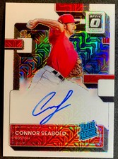 2022 Optic Connor Seabold ON CARD AUTO RC WHITE MOJO Prizm #/99 Red Sox Rookie!