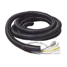 10 FT X 1/4 INCH BLACK PROTECTIVE WIRE WRAP POLYETHYLENE SPLIT LOOM 10' x 1/4"