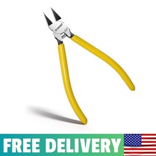1-Pack 6" Flush Cut Pliers, Spring-Loaded Wire Cutters For Crafts Flush Cutter