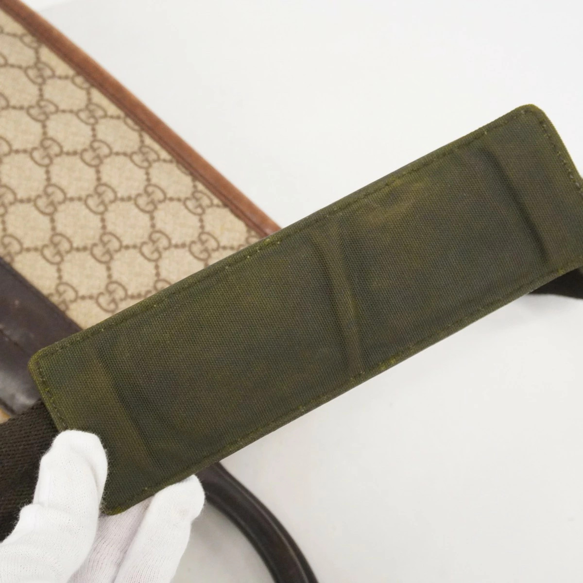 Gucci GG Supreme 2Way Tote Bag PVC Brown Silver Hardware thumbnail 19