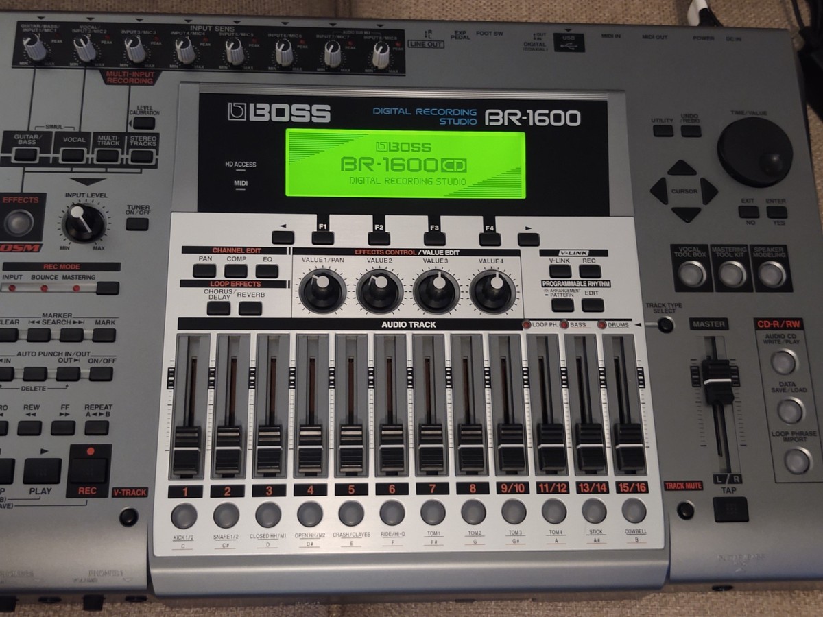 BOSS BR-1600CD Digital Multi Track Recorder for sale online | eBay