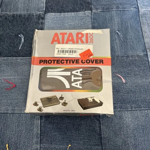 ATARI 2600 Rare Leather Dust Cover BRAND NEW Atari 2600 cover in Original Box