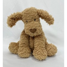 Jellycat Fuddlewuddle Brown Tan Dog Stuffed Animal Plush Sitting