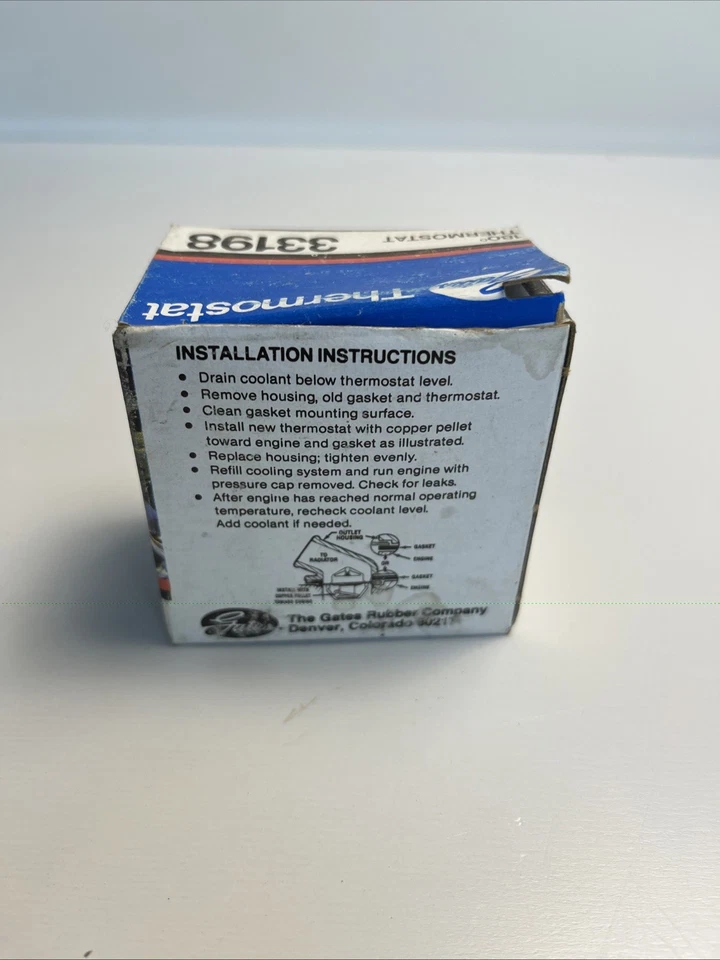 Termostato Gates 33198 180 grados vintage Foto 3 de 4