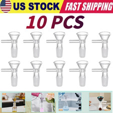  10 PACK 14MM Male Glass Bowl For Water Tobacco Pipe Bong Replacement Head US