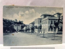 ASCOLI PICENO NEW DISTRICTS CAMPO PARIGNANO postcard travelled 1933