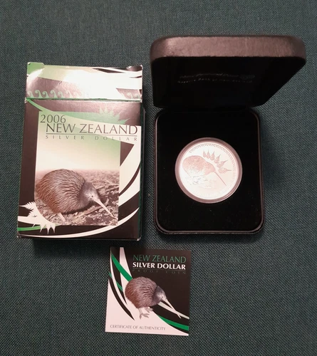 1 oz New Zealand Kiwi Silver Proof Coin 2006