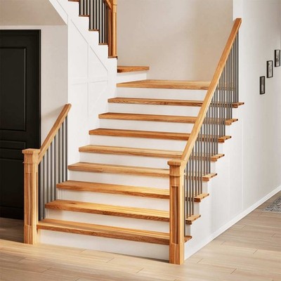 Vidaxx Stair Treads 2pc 110x30x2 cm Solid Oak Tan