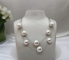 Statement Perlenkette xxl Perlen sehr groß