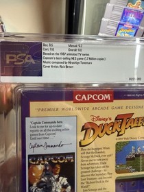 Capcom Disney's DuckTales PSA GAMES Graded 9.0 CIB(NES) 🔥💎(Read)👍⭐️9.6 cart