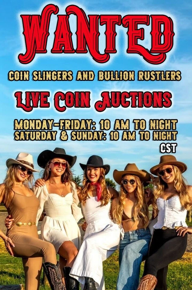 Coin Cowboy Tuesday – Buckle In for Bidding Battles!