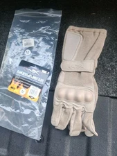 Wiley X TAG-1 Flame Resistant Combat Gloves - Coyote Tan - Medium G215 New 