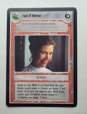 Star Wars CCG: LEIA OF ALDERAAN | Rare | SAVE UP TO 25% | Cloud