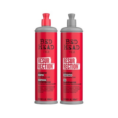 TIGI Kit BED HEAD Resurrection Super Repair Shampoo 600ml + Conditioner 600ml