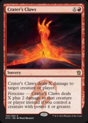 Crater's Claws - KTK MTG - Light Play