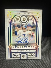 2025 Panini National Treasures Gladiators Autograph 3/10 John Elway Broncos NFL