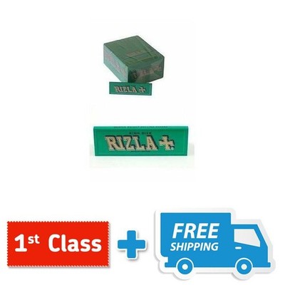 10 HEFTE RIZLA KING SIZE GRÜN BLÄTTCHEN