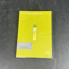 Adobe Dreamweaver CS4 - Windows/Mac OS DVD Student Licensing