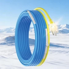 Water Pipe Heating Cable YeloDeer –Upgraded Thermostat, Metal & Plastic Home Use