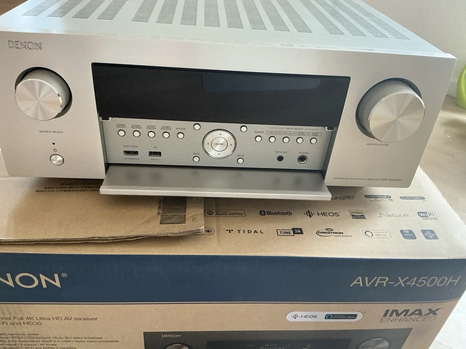 Heimkino-AV-Receiver - Denon AVR-X4500H, 9.2 Kanäle, top Zustand - Bild 4 von 4