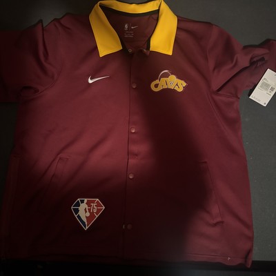 Men s Nike Cleveland Cavalier Authentic Warmup W/ NBA 75th Anniversary Logo XXL