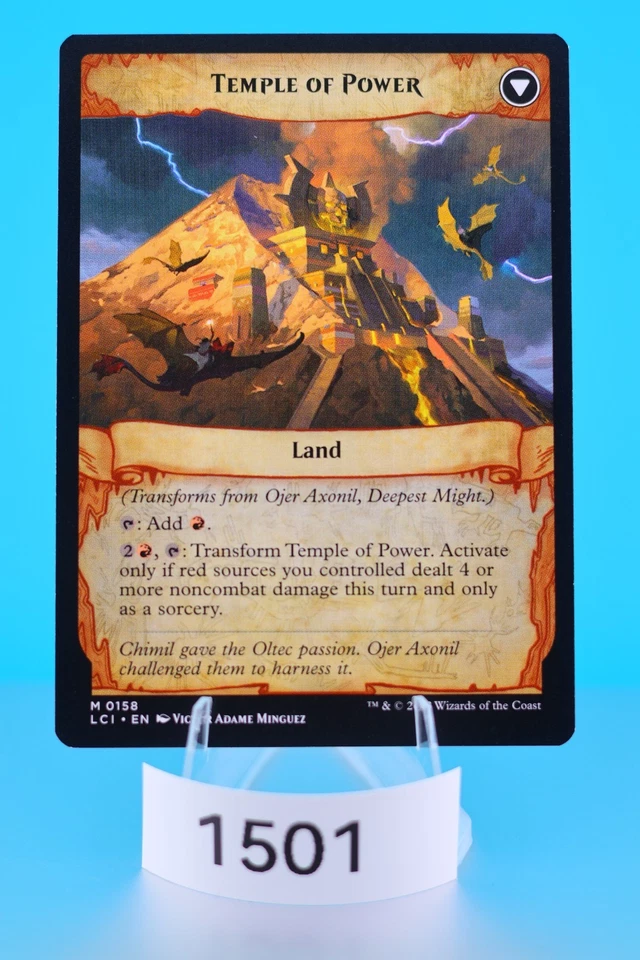 MTG Ojer Axonil, Deepest Might The Lost Caverns of Ixalan Regular #158 - Image 2 of 2