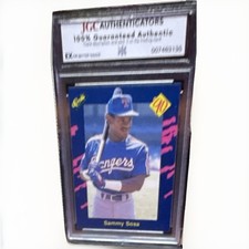 Topps 1989 Major League Debut Sammy Sosa #120 Texas Rangers Base Set MLB