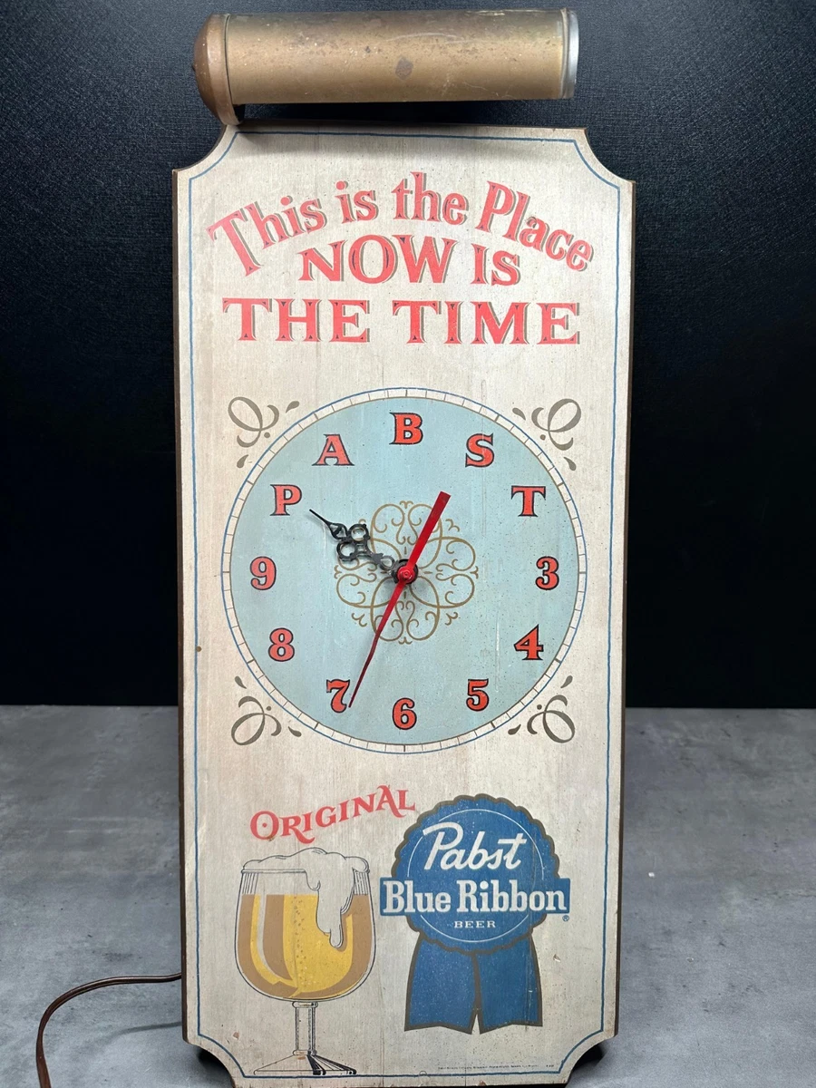 Pabst Clock In Collectible Pabst Signs & Tins for sale | eBay