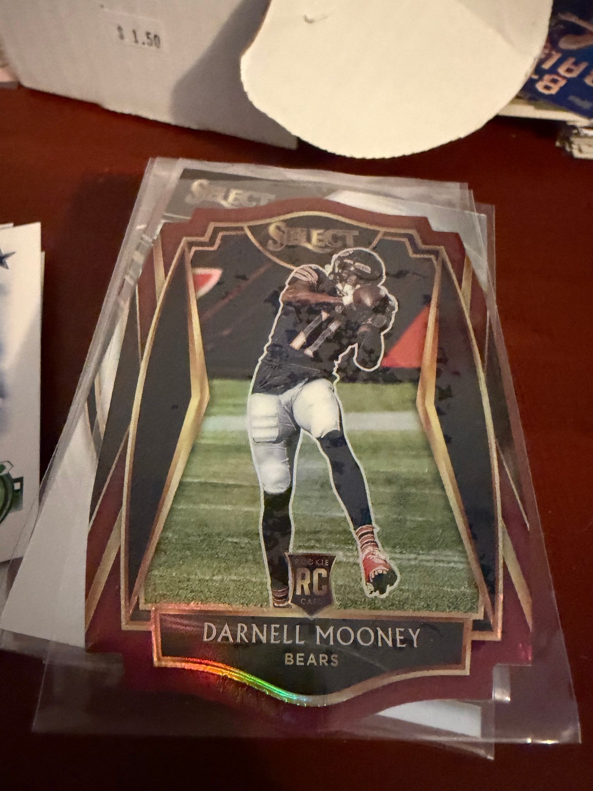 2020 Panini Select Darnell Mooney Premier Purple Die Cut RC #200 Bears Falcons