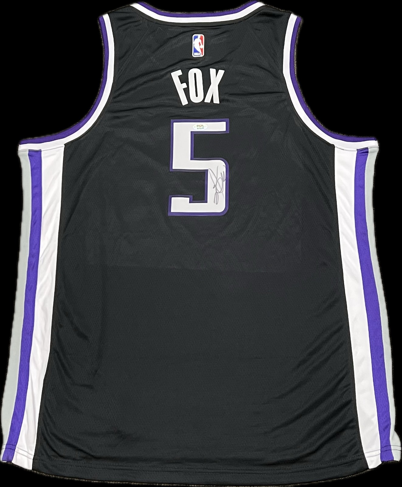 De'Aaron Fox Autographed Signed Sacramento Kings Jersey PSA 