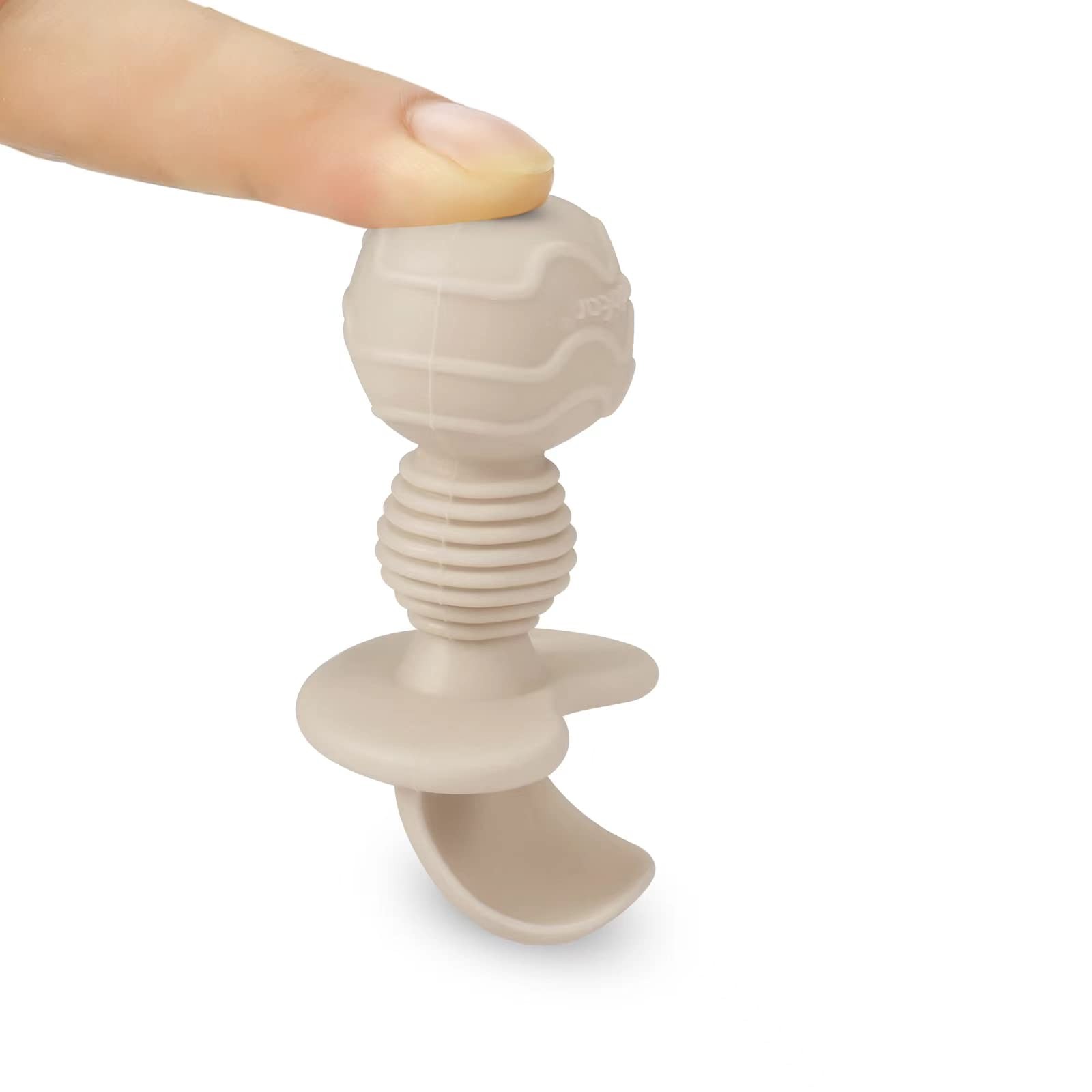 6 Pack Silicone Baby Spoons and Fork Feeding Set- Anti-Choke First Self Feeding