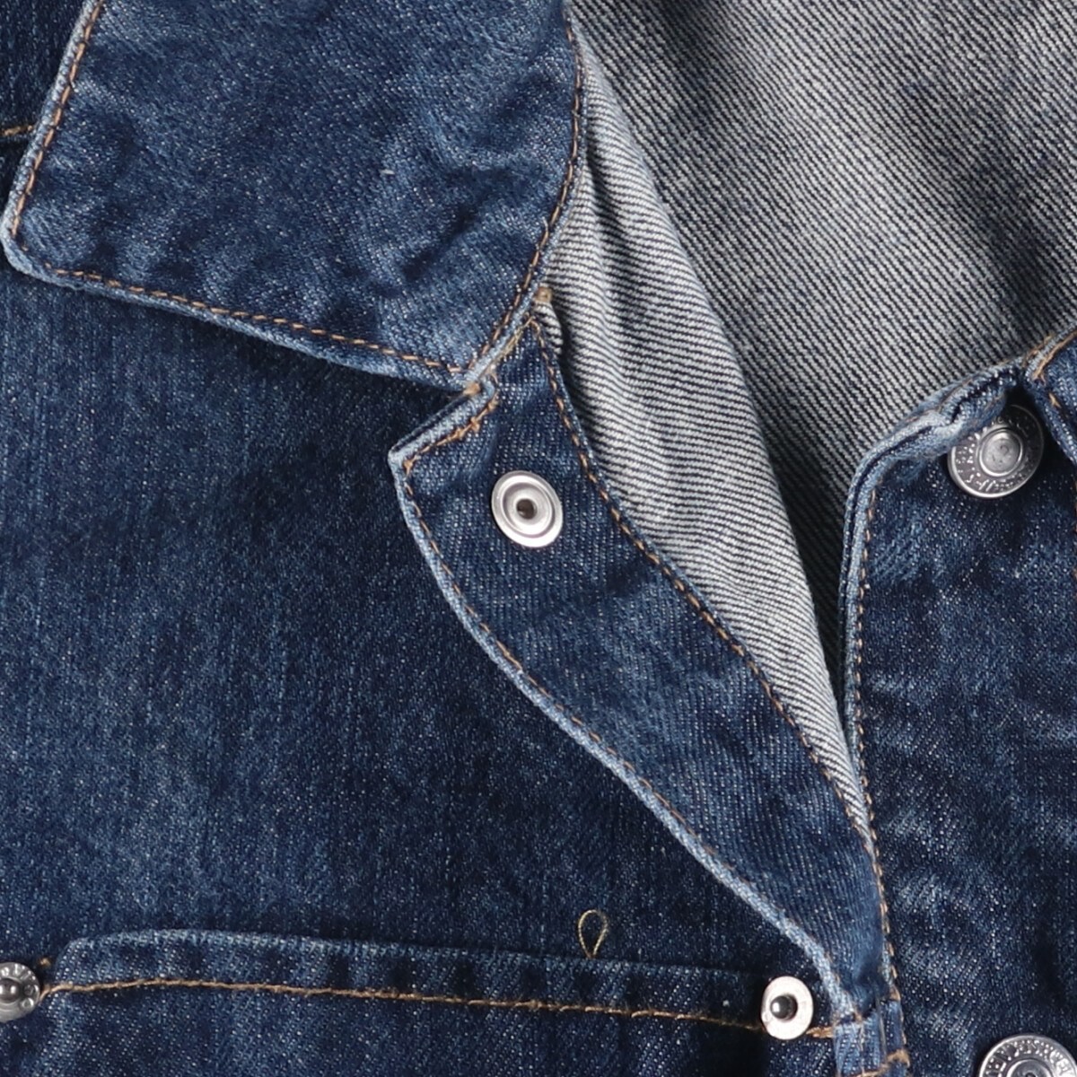 Used Levi's Engineered draped denim jacket size M… - image 7