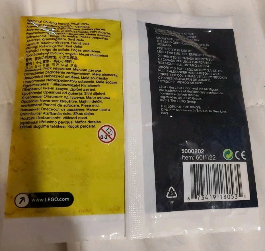 Lego Elrond Polybag Lord of the Rings - NEW & SEALED! Fellowship of the Ring Elf - Image 2 of 2