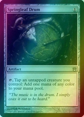 MTG LP English 1 x MTG Springleaf Drum - Foil Born of the Gods