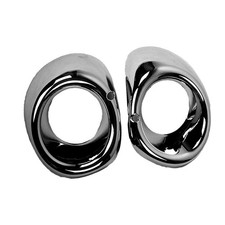 For Mitsubishi For Outlander 2013-2014 Chrome Front Fog Light Lamp Cover Trim For Mitsubishi For Outlander 2013-2014 Chrome Front Fog Light Lamp Cover Trim