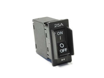 (Lot of  8) CBI 25A Breaker 65V DC Snap-In Mount, Quick Connect Terminal BDH1ED-