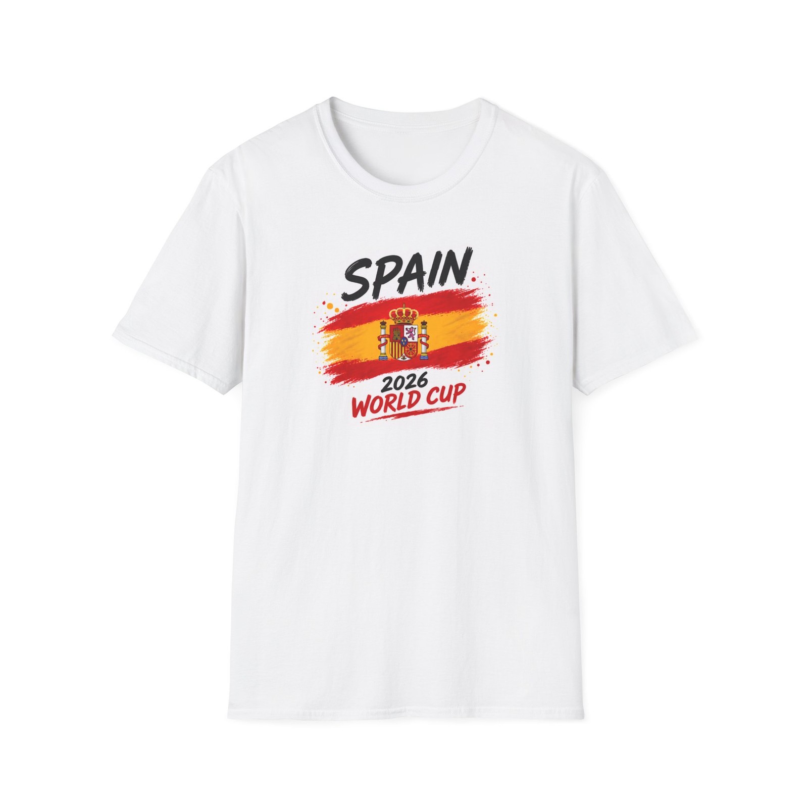 Spain World Cup 2026 T-Shirt | Spanish Flag Soccer Design