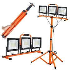 21000 Lumen Work Lights with Stand LED Work Light, with 3 Adjustable Head