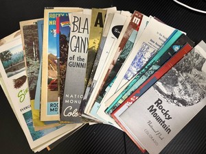 Vintage Lot Of 40+ Of Colorado Tourism Pamphlets And Maps
