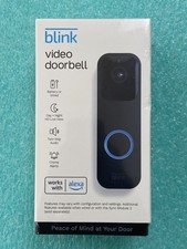 Blink Video Doorbell Wired/Wireless Two Way Audio HD Video NEW  O91