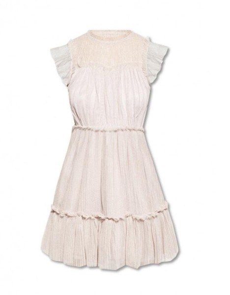 Women AllSaints Dress Silver Satin 38