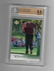 2001 Upper Deck Tiger Woods Rookie Card #1. BGS Graded Gem Mint 9.5