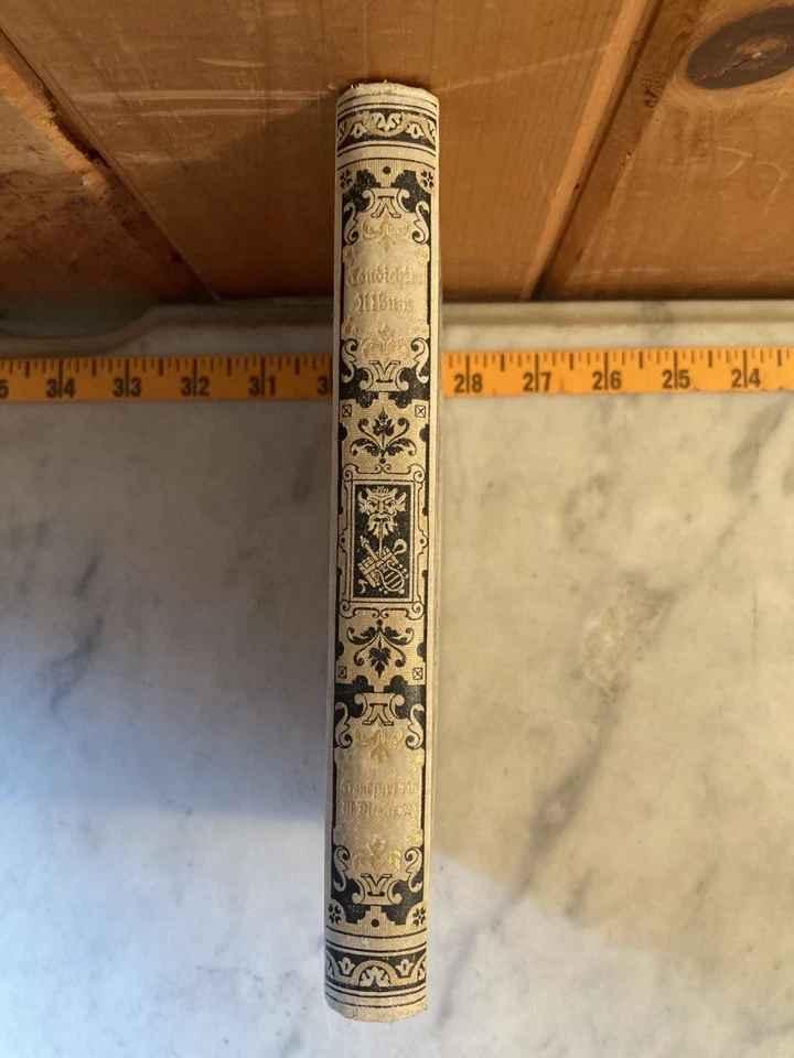 Beautifully Decorated German Hardcover Book 1879 K & W Oppel Condichter Ulbum VG - Image 2 of 4