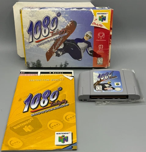 1080° Snowboarding Nintendo 64 N64 CIB Complete W/ Manual & Inserts Authentic