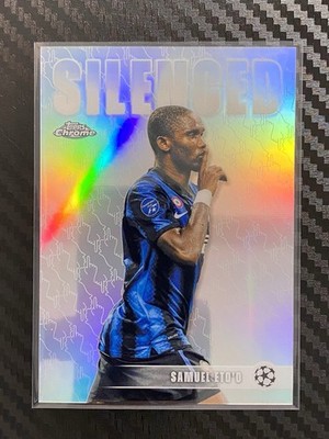 2025-26 Topps Chrome UEFA Samuel Eto'o #SHH-9 Silenced Inter Milan