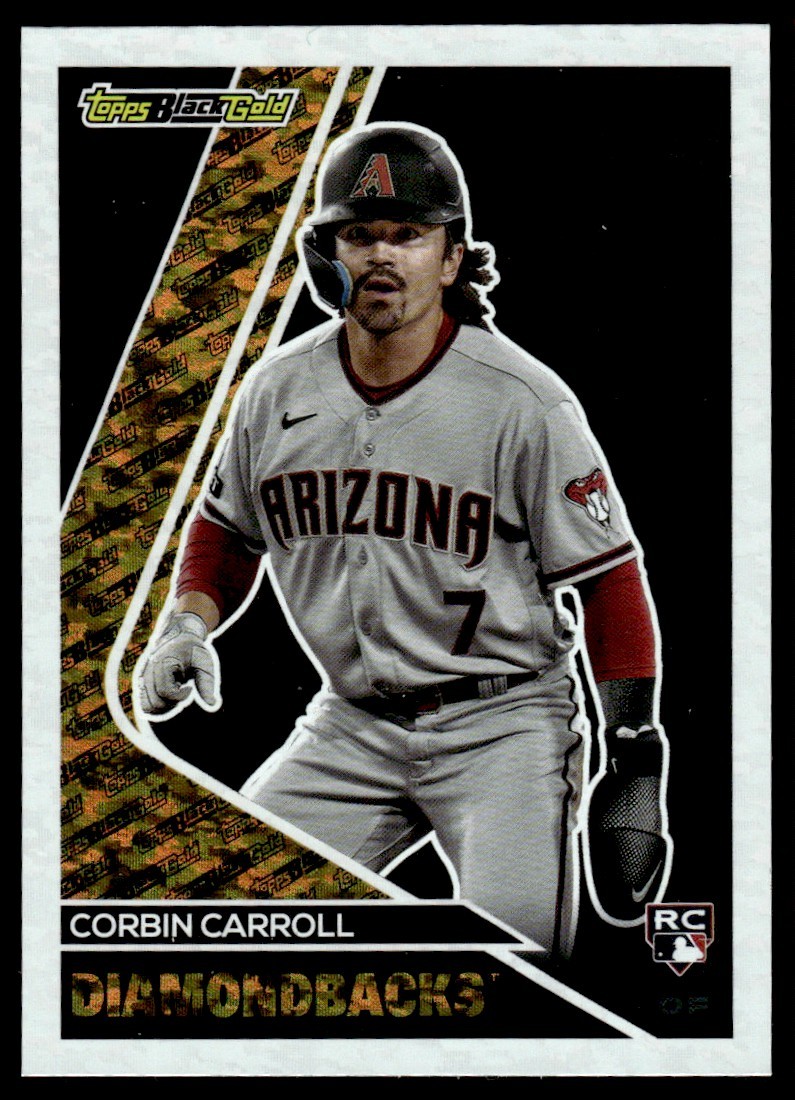 2023 Topps Update Black Gold Corbin Carroll Arizona Diamondbacks #BG-3