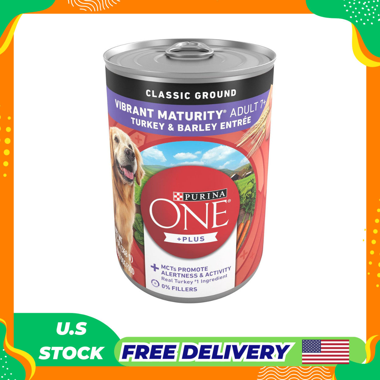 Plus Classic Ground Vibrant Maturity Adult 7 Plus Turkey And