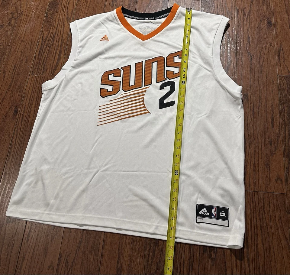 Eric Bledsoe Men's XXL Adidas Phoenix Suns White NBA Jersey - Image 2 of 4