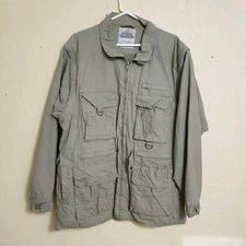 Rothco Outback Trailblazer Safari Jacket Mens Large Utility Field Outdoor 