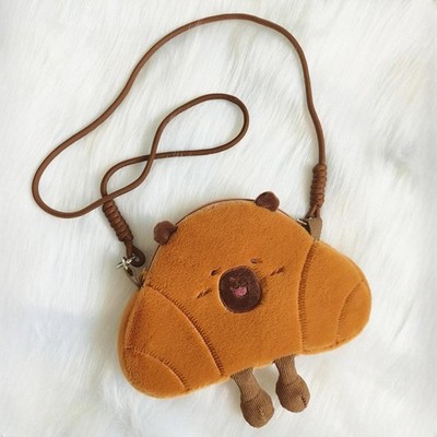 Capybara Form Umhängetasche bequeme schöne Geldbörse Handtasche für Urlaub